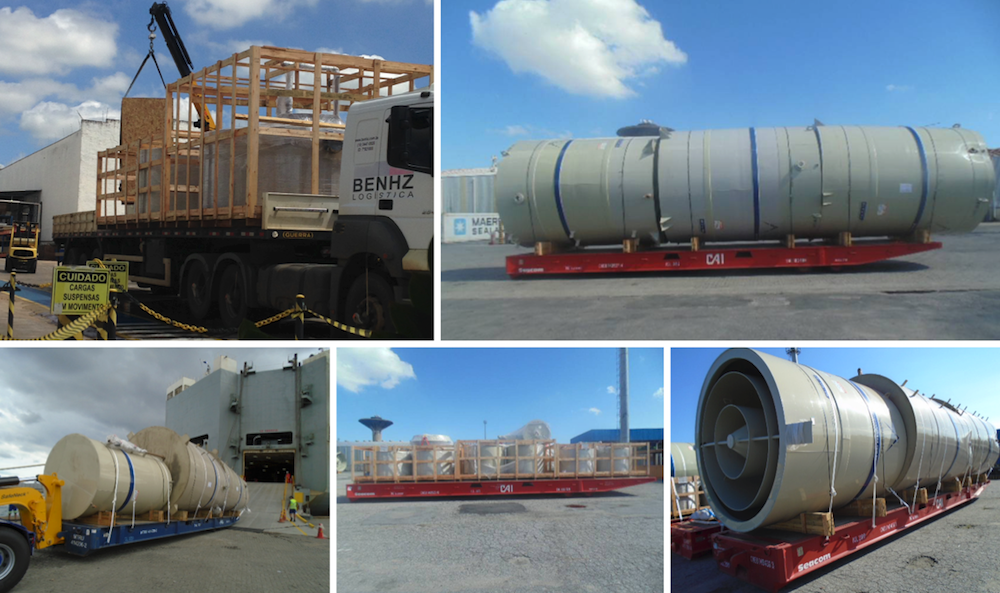 FOX BRASIL transports a complete water and wastewater treatment station to Dominican Republic