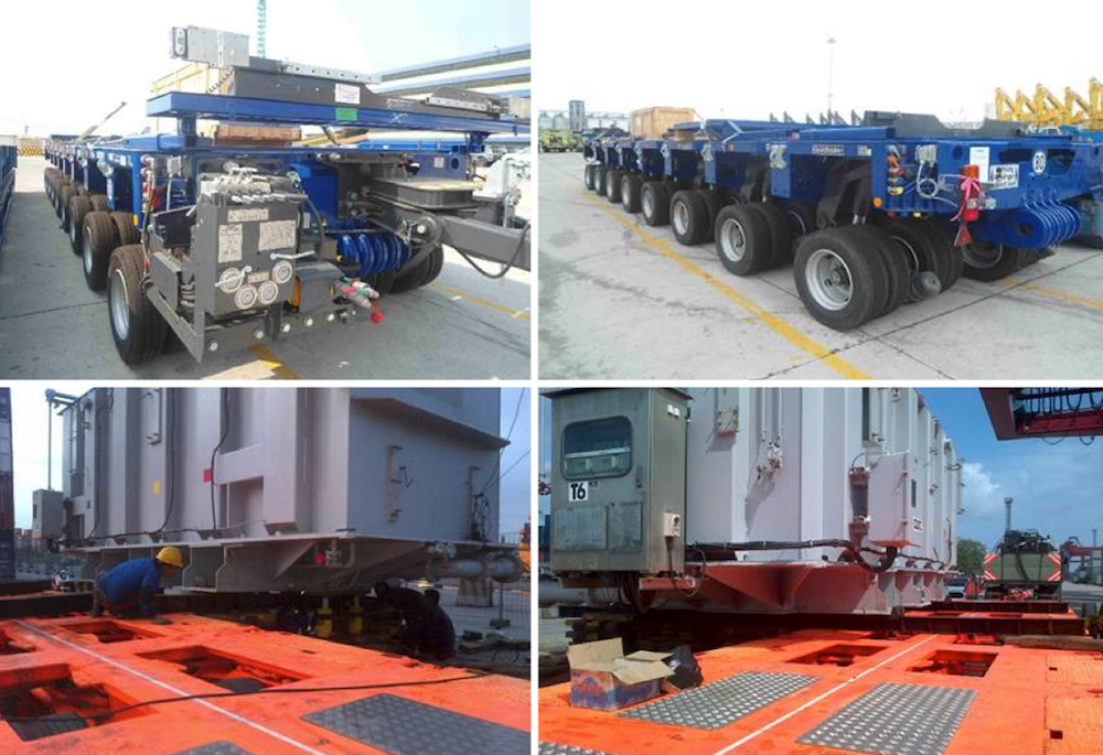 Multi Axels and Transformer project shipments handled by PT. ASIA GROW, Indonesia