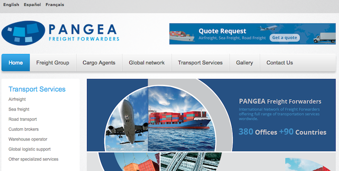 PANGEA_FREIGHT_FORWARDERS_WEBSITE