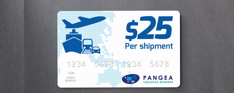 Pangea rewards each shipment made within its freight network with 25 dollars