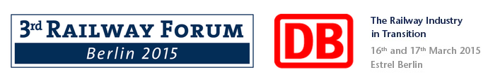 3rd RAILWAY FORUM Berlin 2015 with Deutsche Bahn AG: program is live & special conditions for PANGEA Members