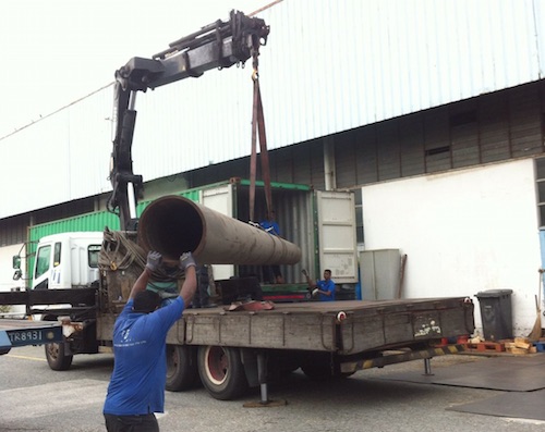 UTC Logistics (Singapore) transports Long-length Pipes up to Alexandria, Egypt