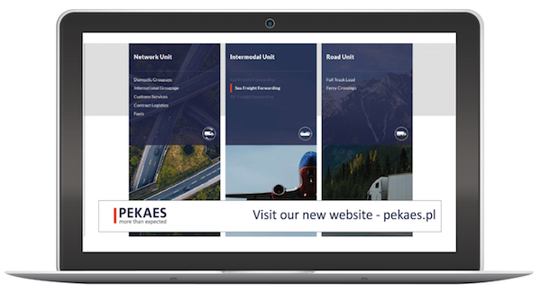 PEKAES (Poland) with a new website