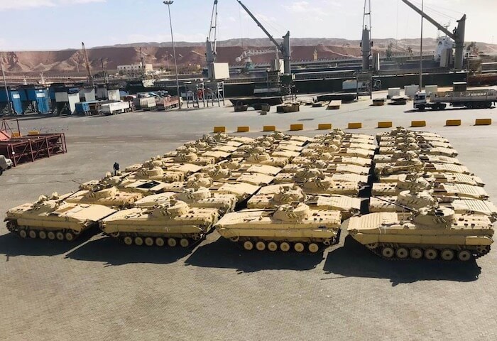 PANGEA Members move 40 Armoured tracked vehicles from Jordan to Croatia