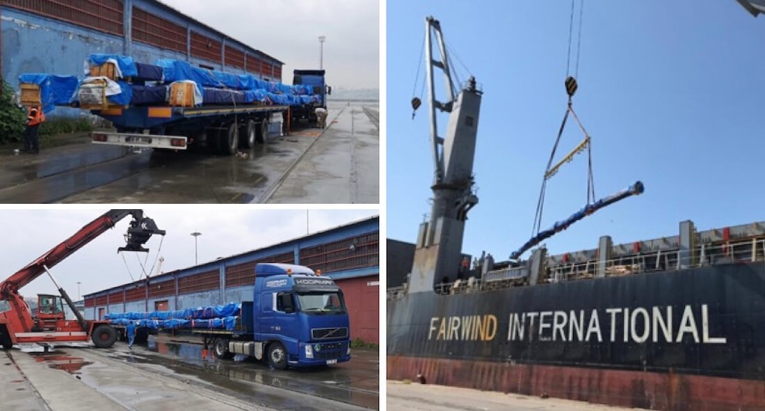 ORIGIN LOGISTICS (Turkey) delivers 45 pieces of oversized cargo of a train for the TCDD
