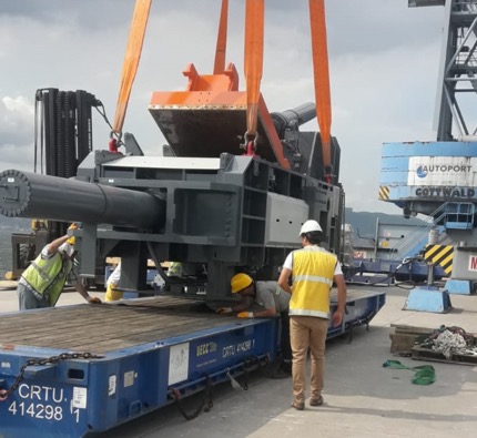 ORIGIN LOGISTICS (Turkey) moves 40 tons Cutting Machine