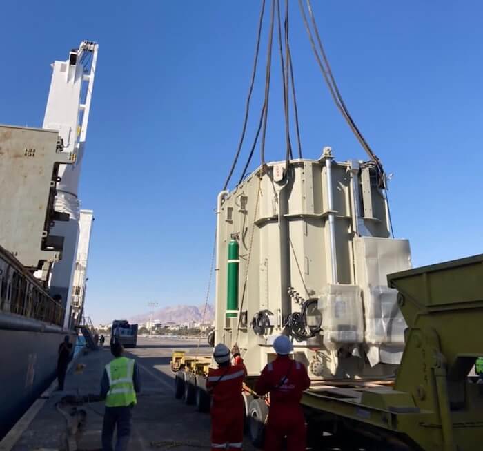 GWL (Jordan) moves 600 Tons Transformers to Iraq