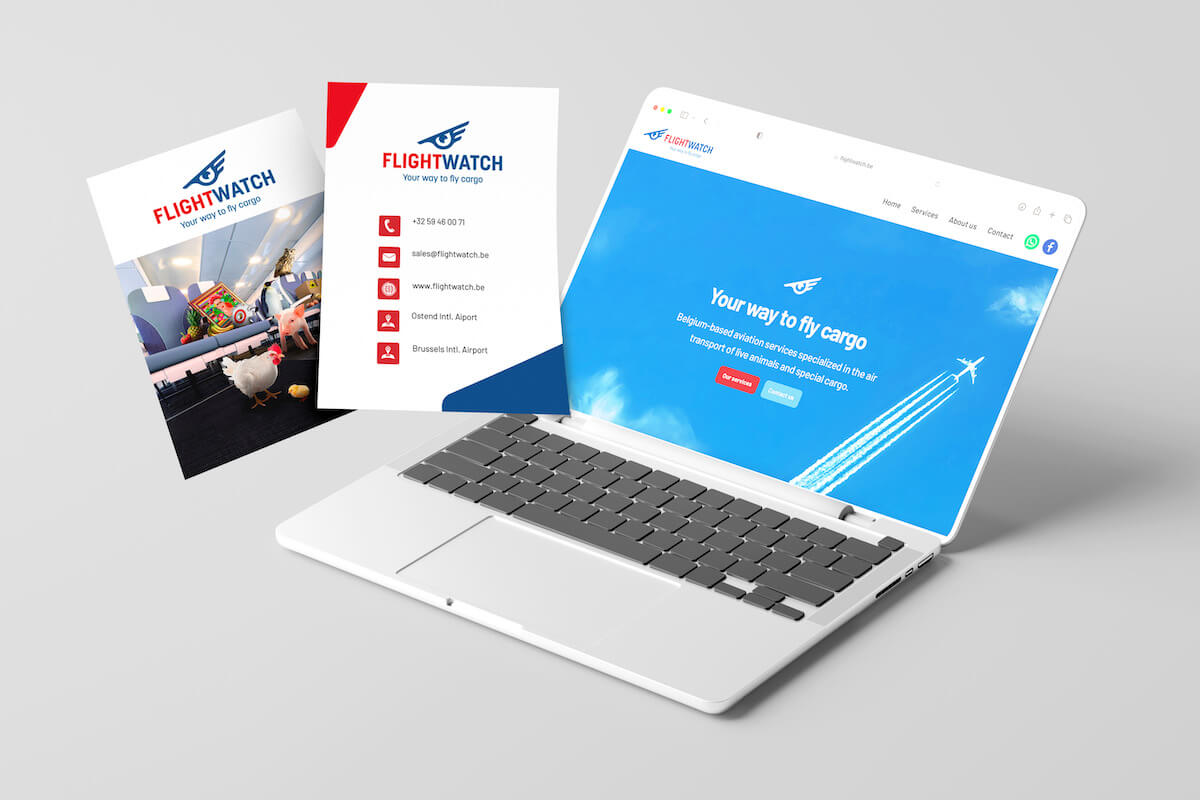 FLIGHTWATCH (Belgium) unveils a modern new logo and brand identity for enhanced aviation services
