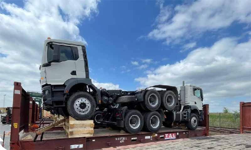 OGA (Oman) dispatches 64 MAN Trucks to Sohar port