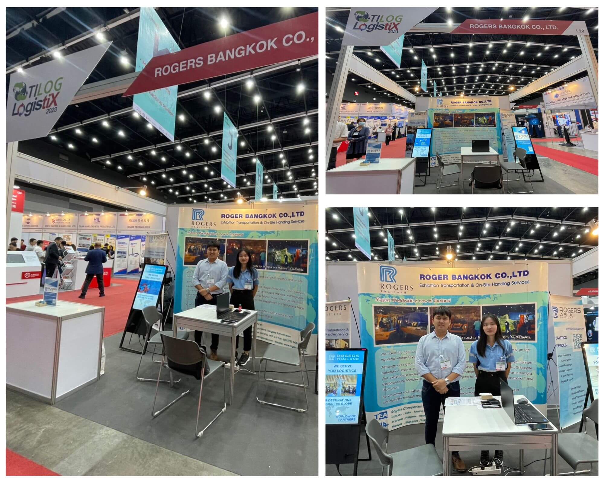 ROGERS ASIA (Thailand) exhibits at ILOG & LOGISTIX 2023