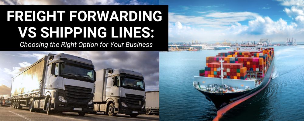 Independent Freight Forwarders vs Shipping Lines