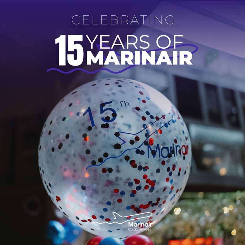 MARINAIR CARGO SERVICES (Greece) celebrates 15 Years of Logistics Excellence and Innovation