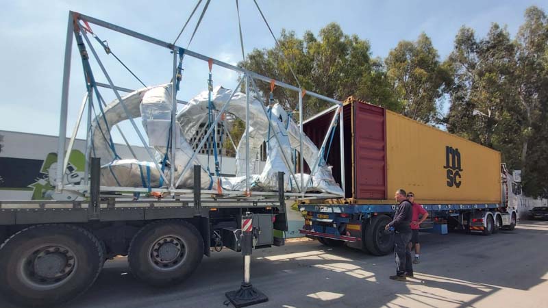 PLASCOW LOGISTICS (Israel) Delivers Excellence: From Massive Boilers to Modern Art Masterpieces