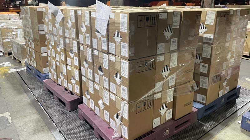 ROTTERDAM OVERSEAS NETWORK (Thailand) successfully manages time-sensitive 7,000 Kg DG air cargo during peak season