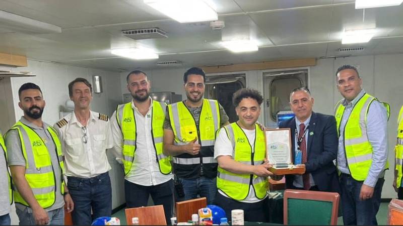 GWL (Jordan) marks Milestone with Folk Jazan’s Arrival at Aqaba Container Terminal