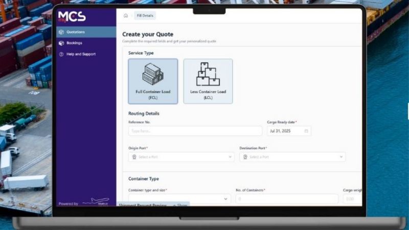 MARINAIR CARGO (Greece) expands MyMCS Platform with Instant FCL Quotes and 10% Welcome Discount